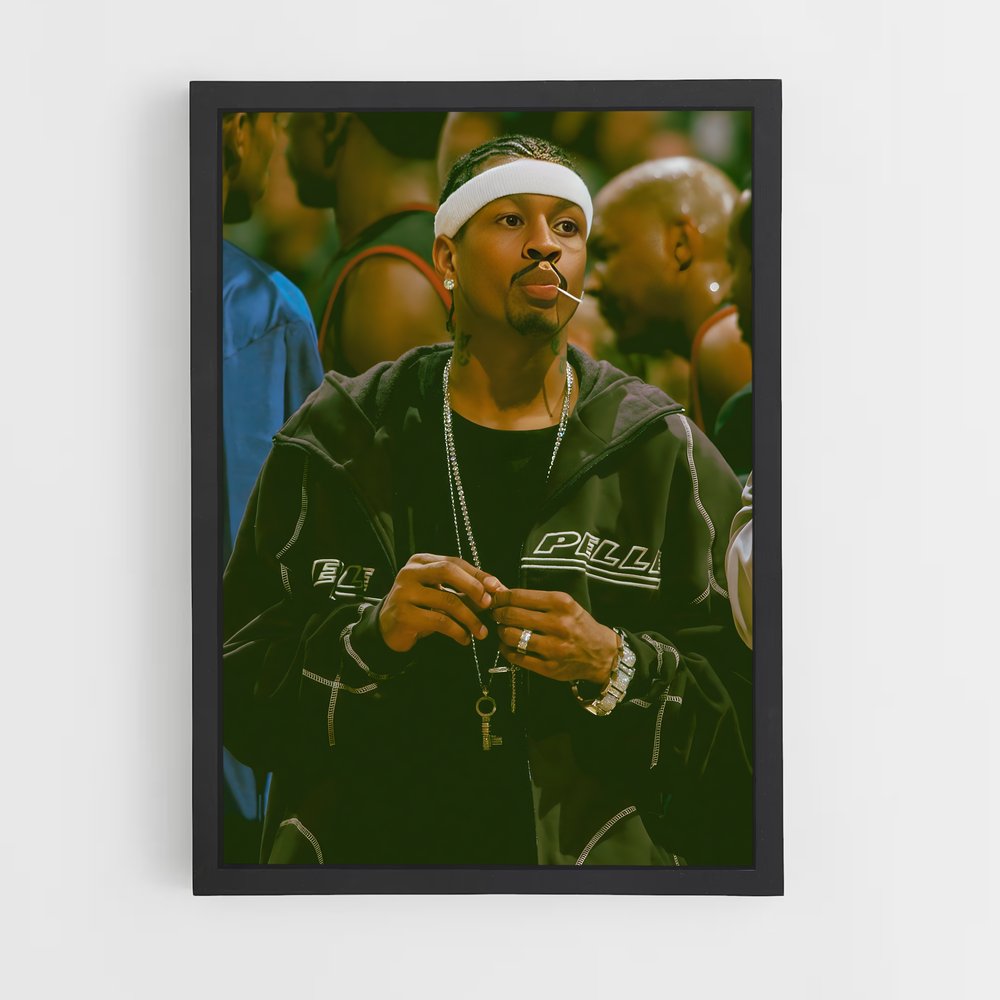 Poster L'Attitude Allen – affiche Basketball (vue 2)